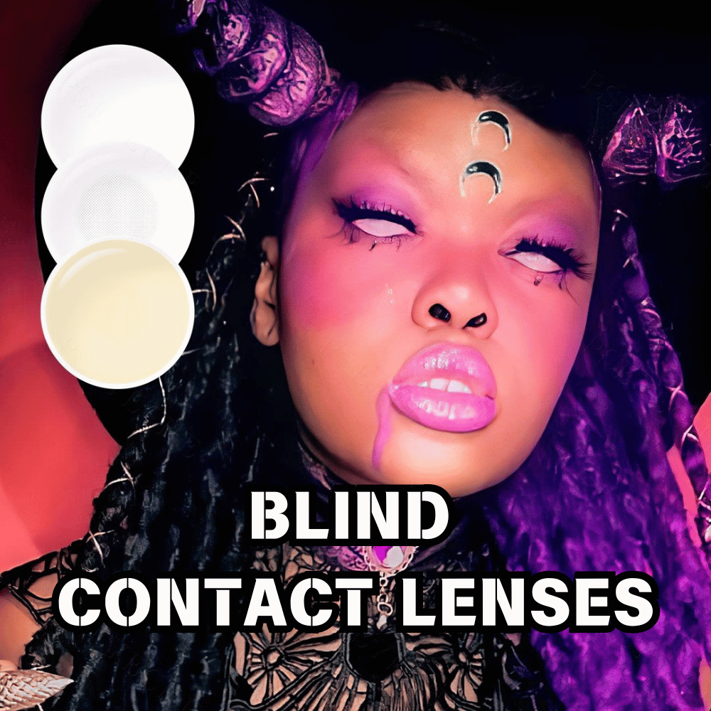 Blind Contact Lenses: Elevate Your Costume with Eerie, Lifeless Eyes