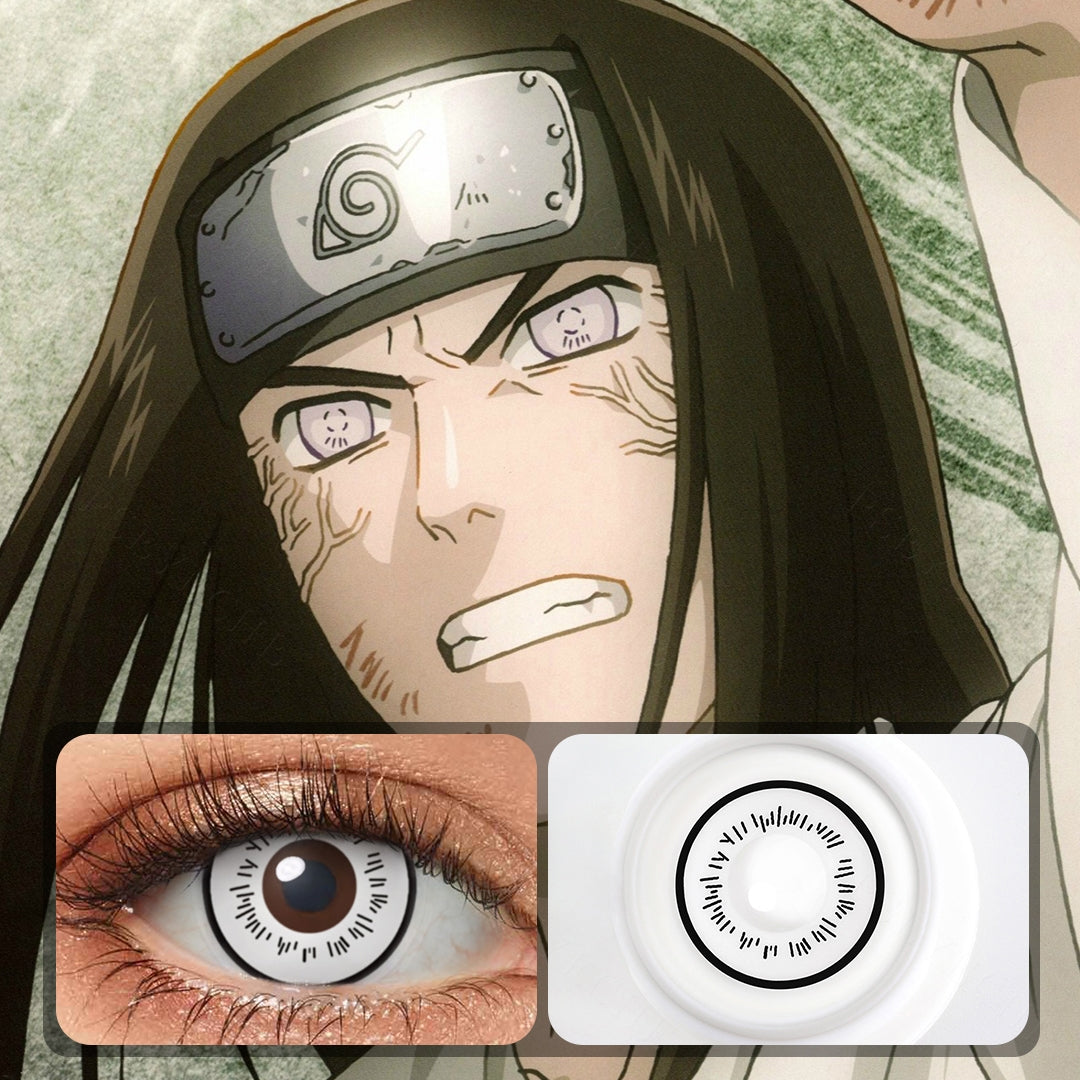 White Hinata Byakugan Naruto Sharingan Anime Contacts