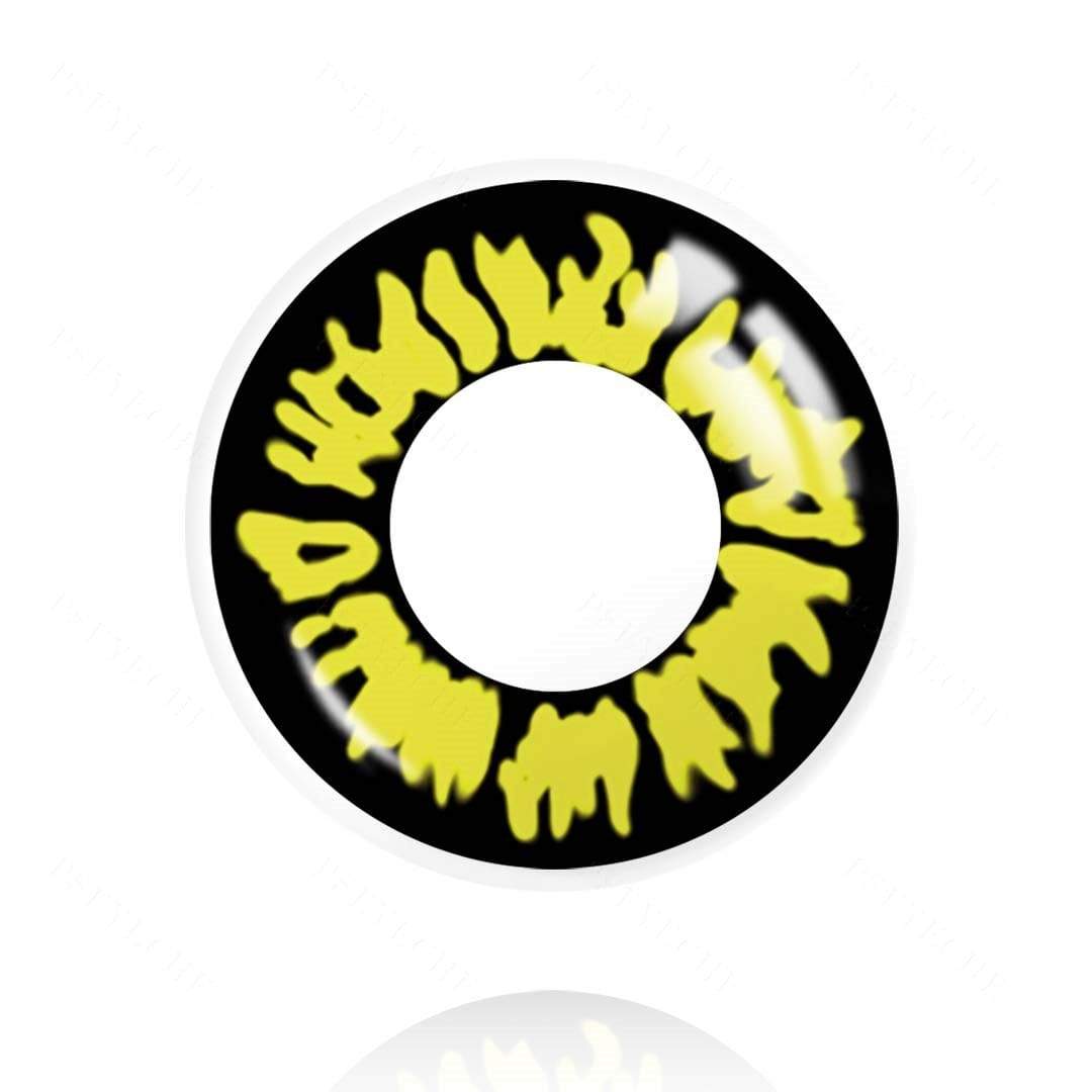 Yellow New Moon eye lenses