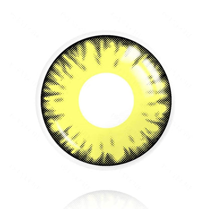 Yellow Vampire eye lenses