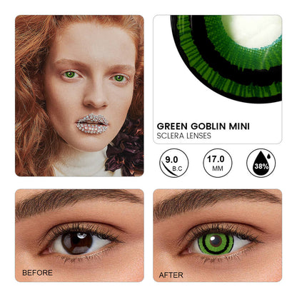 Green Goblin Mini Sclera Lenses