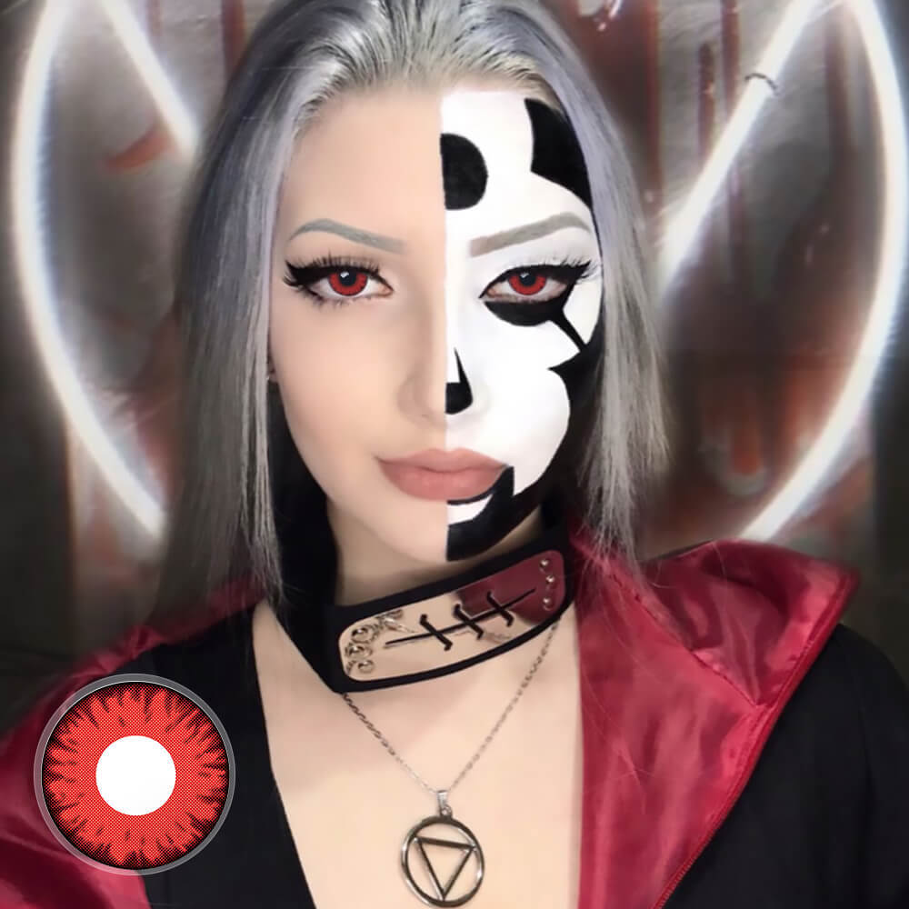 Red Twilight Volturi Vampire Contacts for cosplay