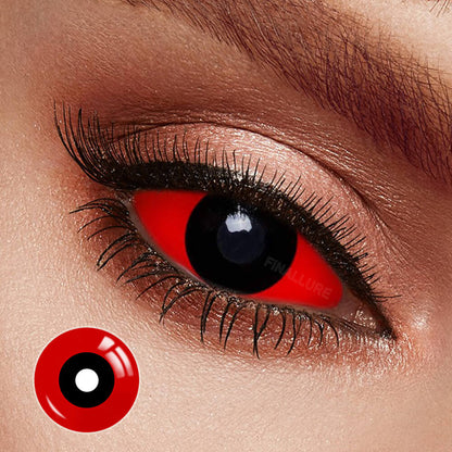 Red & Black Sclera Contacts