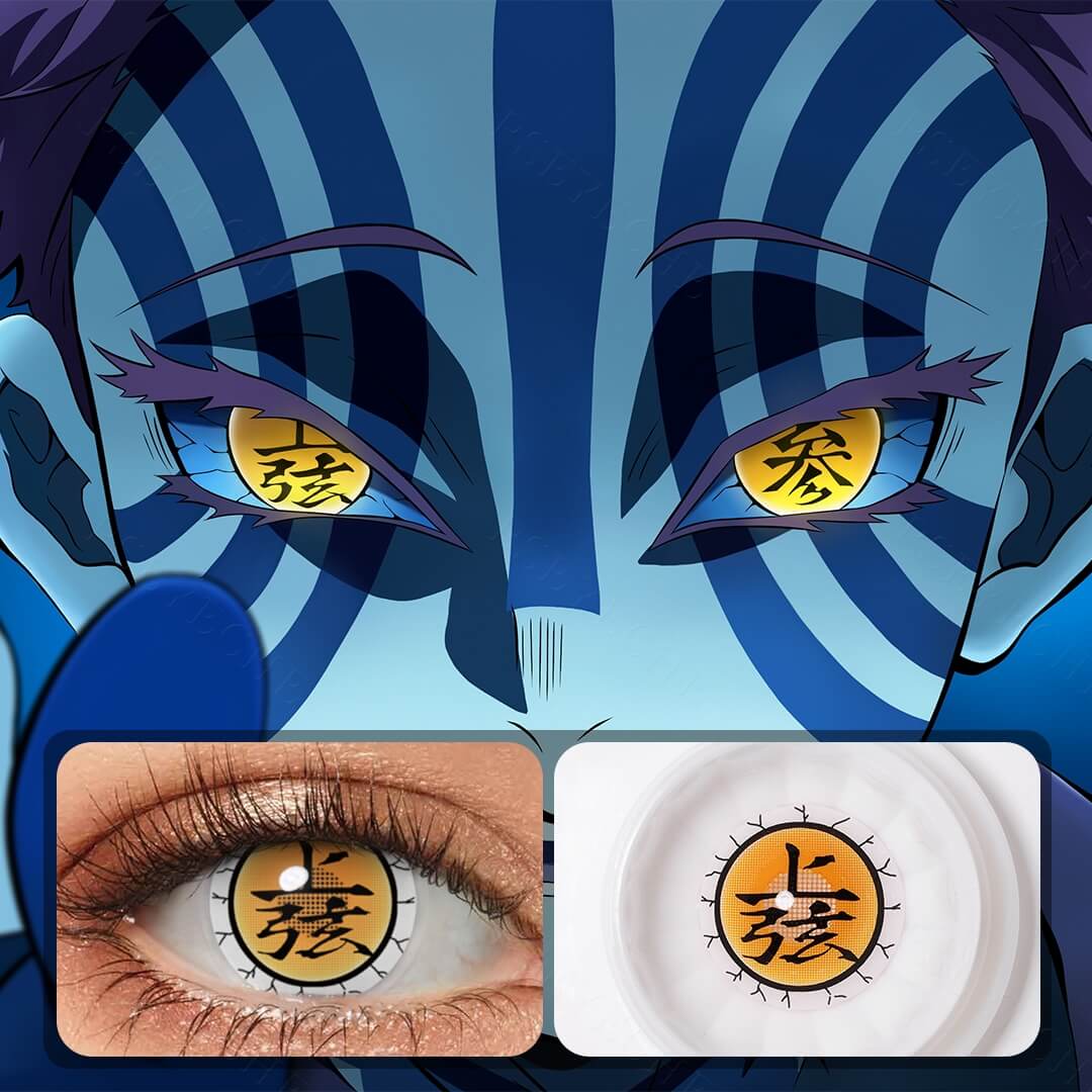 Demon Slayer Akaza Anime Eye Cosplay Contacts