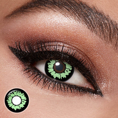 Dolly Green Halloween Contacts