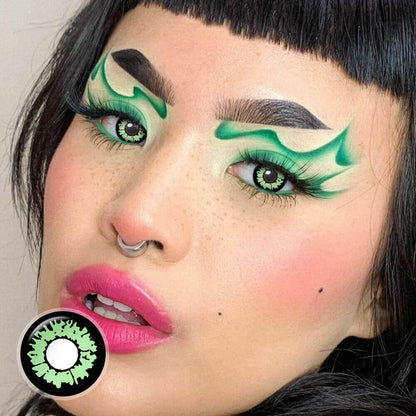 Dolly Green Halloween Cosplay Contacts