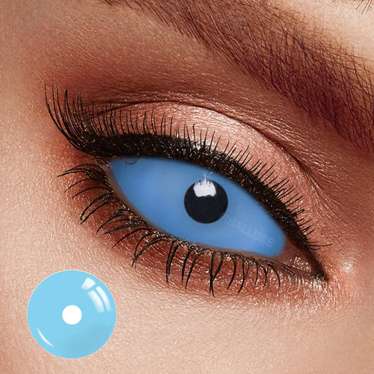 Full Blue Eye Sclera Contact Lenses