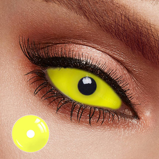 Full Yellow Eye Sclera Contacts