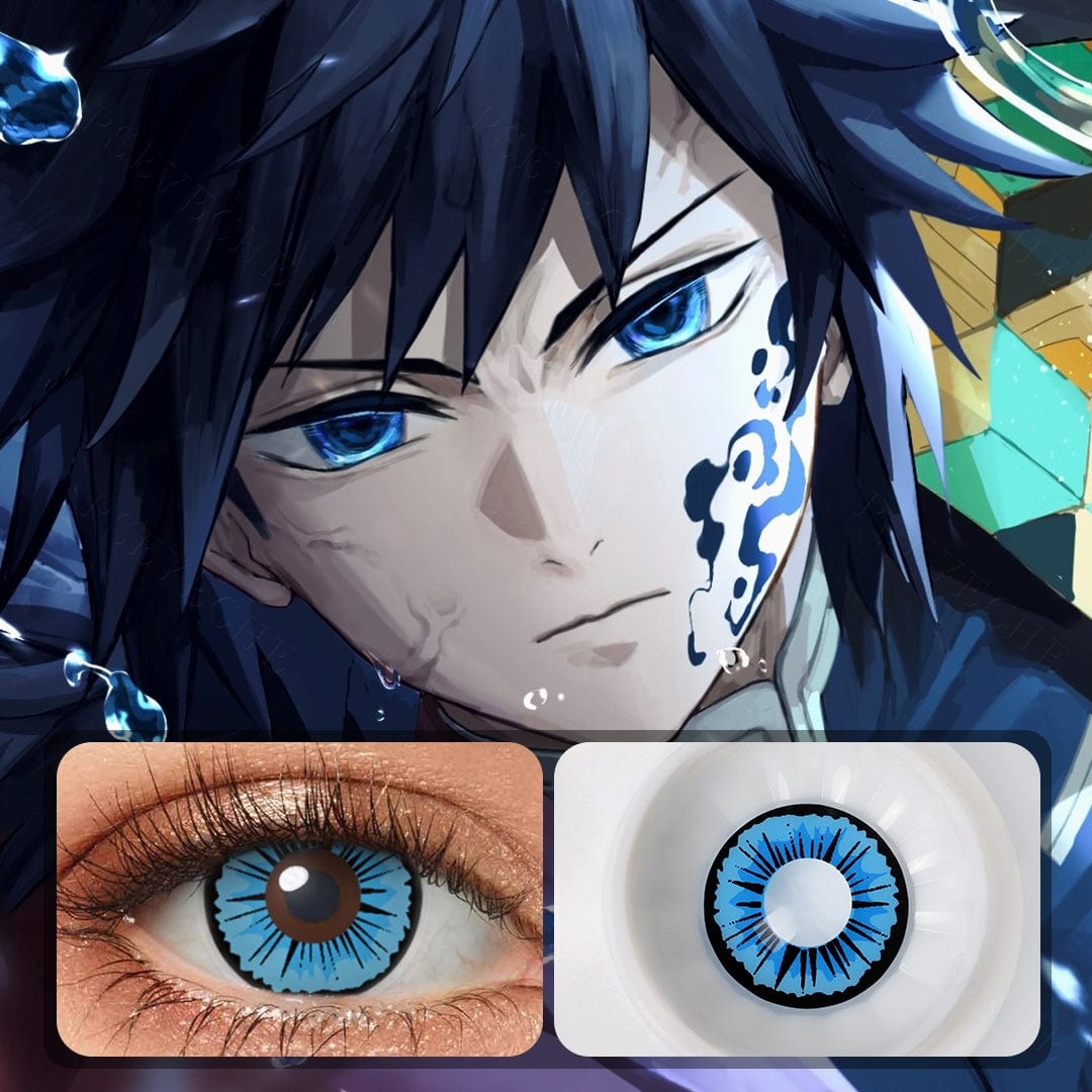 Giyu Tomioka blue eyes Anime Contact Lenses