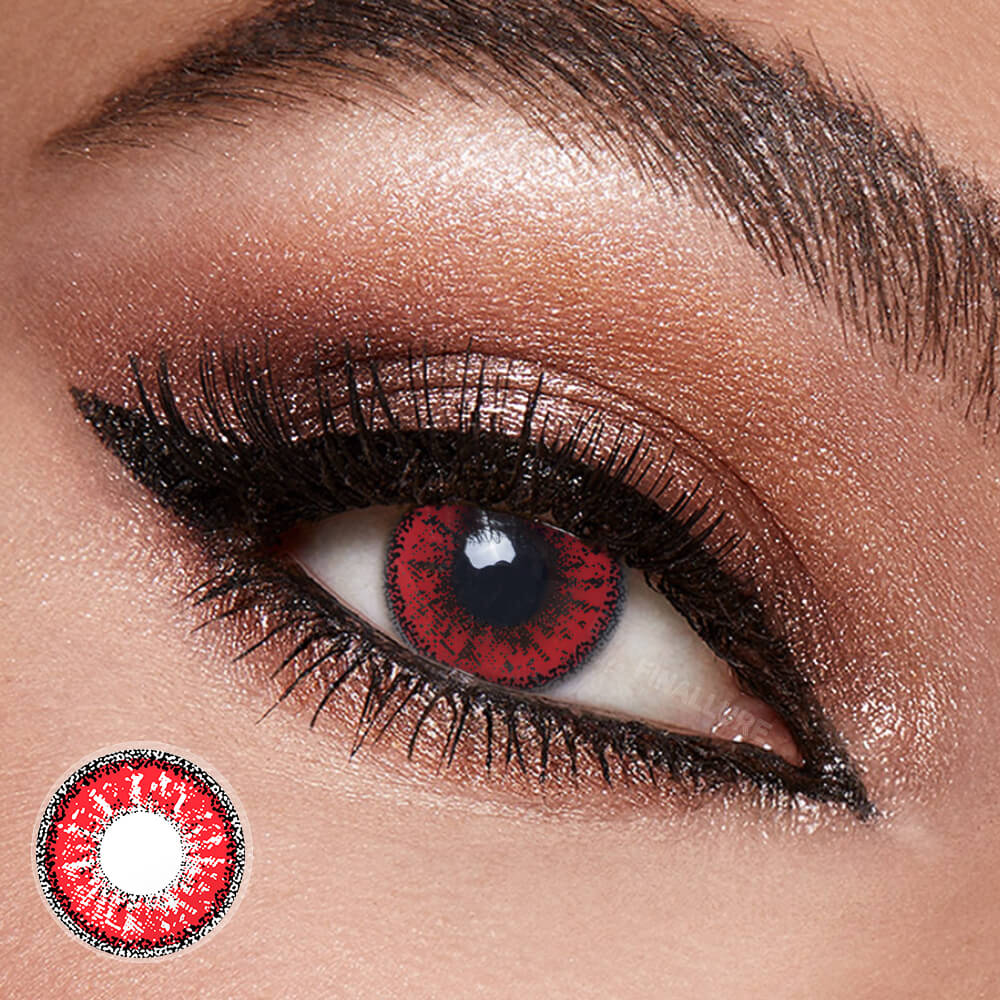 Halloween Dolly Red Contact Lenses