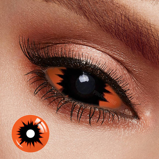 Halloween Omego Orange Sclera Contacts