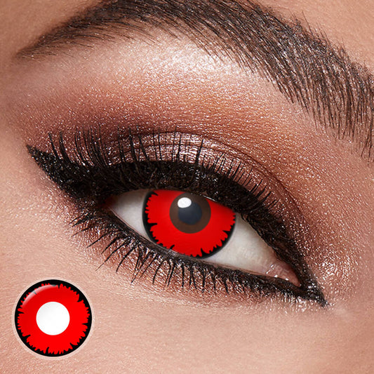 Halloween Red Angelic Contact Lenses