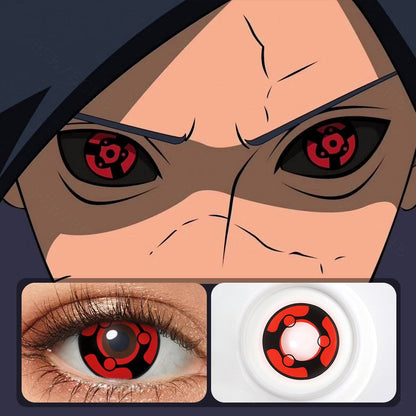 Madara Mangekyou Sharingan Eye Naruto Cosplay Contacts