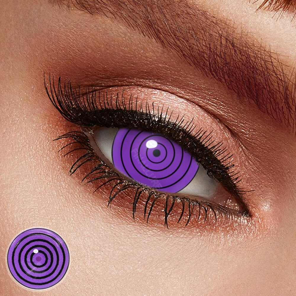 Purple Rinnegan Eye Cosplay Mini Sclera Lenses