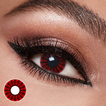 Red Spider Web Contact Lenses