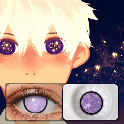 Kokomi Cosplay Violet Galaxy Contacts