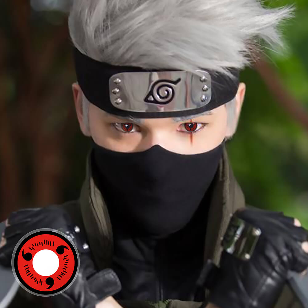 Sasuke 3 Tomoe Sharingan Cosplay Contacts