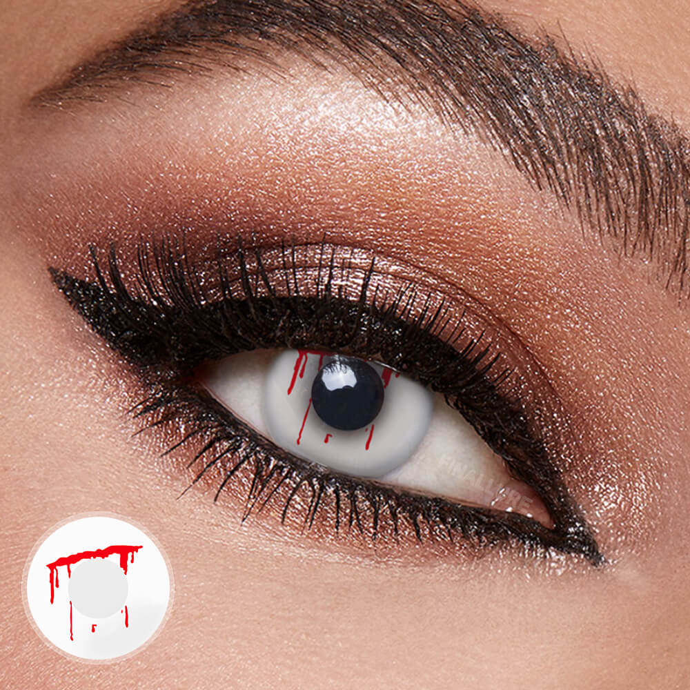 Shed Blood Zombie eye contact lenses